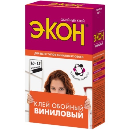 Клей обойный ЭКОН Виниловый, 450 г.