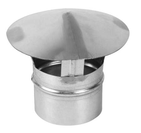 Воздуховод Зонт. оцин. D100