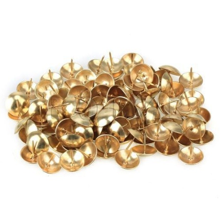 Гвозди декоративные 15мм золото (80шт)