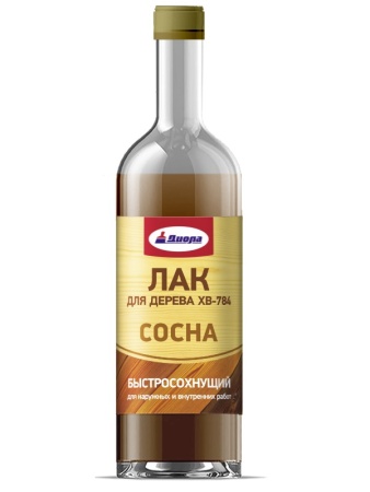 Лак Диола ХВ-784 (сосна) 0,5л /12/ 
