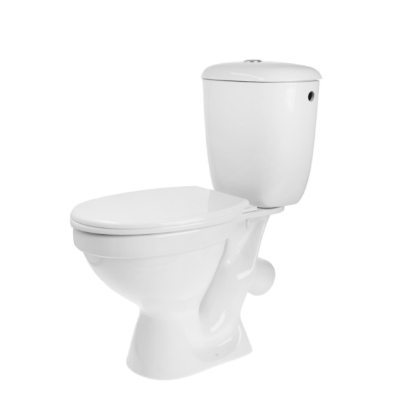 Унитаз-компакт ЦОП боковой подвод (арматура, сиденье)