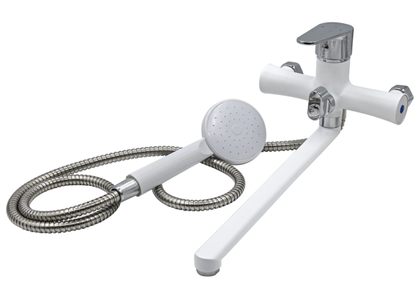 Смеситель Ремоколор для ванны, лейка, шланг, керамич.картридж 35мм