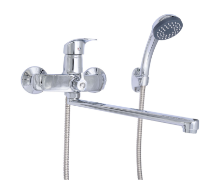 Смеситель д/ванны шар. с изливом F-30 см переключ. душа G254810 d35 Alicante Gota Rocio