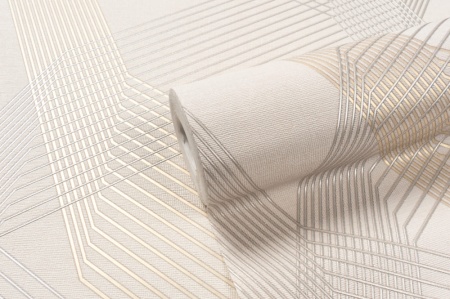 Обои 1,06 Вилия Грани (1638-61) шампань 9шт