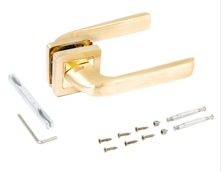 Комплект ручек Аллюр Одри  SB/PB (2470) мат.золото