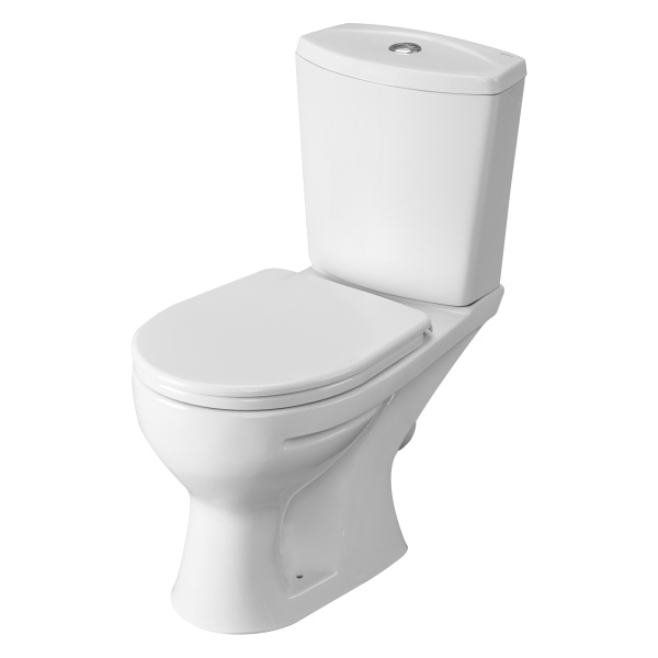 Унитаз-компакт Ультра белый с арматурой и сиденьем, кос.выпуск Santeri (Воротынск)